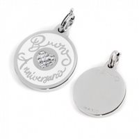 Charm Marlù Dame Nel Mio Cuore in Stahl Cristallo 15CH108-W - 15CH108-W